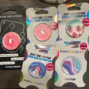 Pop Socket and 4 Pop Tops